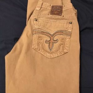 Men’s Rock Revival Travertine Jeans Size 34